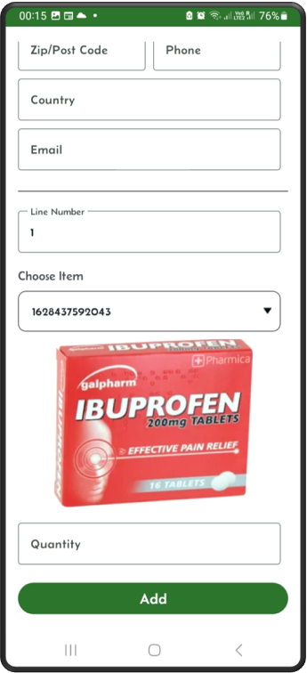 Add Sales Order Line